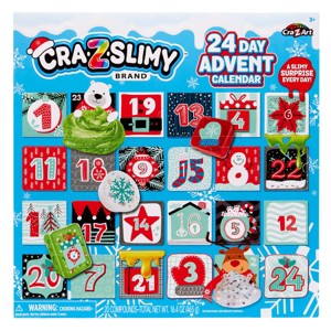 Cra-Z-Slimy Holiday 24 Day Countdown Slime Calendar 2026 : Target