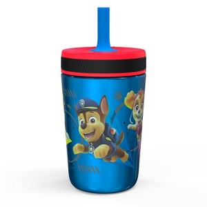 PAW Patrol 12oz Stainless Steel Double Wall Kelso Tumbler - Zak Designs: Kids Straw Cup, Dishwasher-Safe, Off-White - 1 of 3