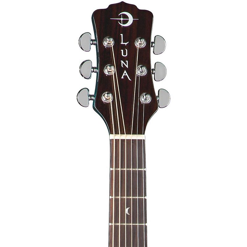 Luna Gypsy Grand Concert Ash Acoustic-Electric Guitar, 3 of 4