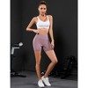 Clearlove Women’s Ruched Butt Lifting Shorts High Waisted Tummy Control Workout Shorts for Yoga Athletic Cycling - 3 of 4