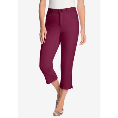 Woman Within Plus Size Capri Stretch Denim Jean