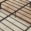 Full Size Bed Frame, Platform Bed Frame With 2-tier Storage Headboard, 2 Standard Plug Outlets & 2 USB Ports, Farmhouse Bed Frame For Bedroom - 3 of 4