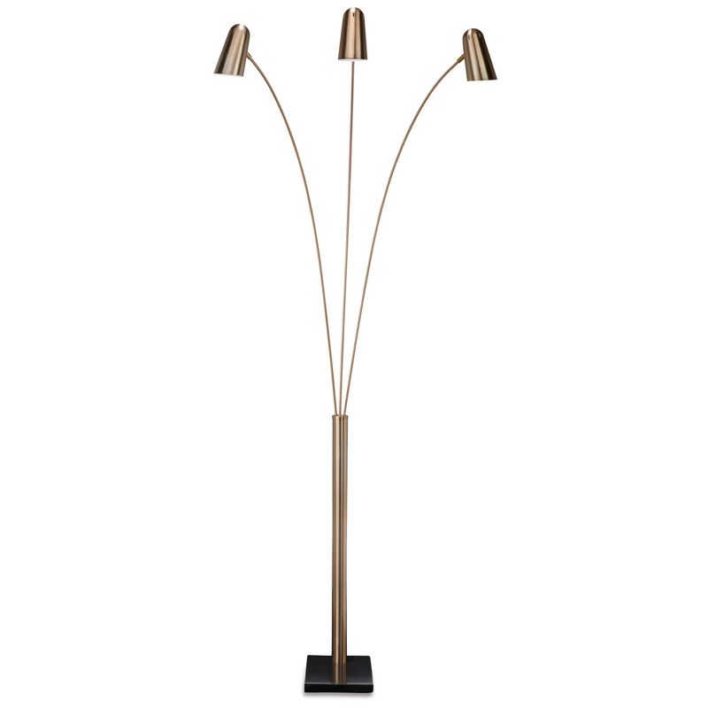 Signature Design by Ashley Colldale Arc Floor Lamp Gold/Black, 1 of 5