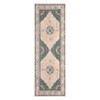 Boho Vintage Print Runner Rugs Machine Washable Non Slip Indoor Soft Accent Distressed Lightweight Thin Low Pile Carpet - 3 of 4