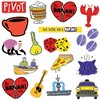 Friends Iconic 50ct Vinyl Large Deluxe Stickers Variety Pack - 4 of 4