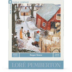 New York Puzzle Company Sugar Snow 500 Piece Puzzle - 1 of 4