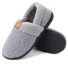 Men's Slippers Warm Indoor House Shoes Closed Back Non-Slip Soft Comfy Bedroom Slippers for Winter - 4 of 4