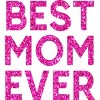 Women's Design By Humans Best Mom Ever Confetti Text By MeowShop Racerback Tank Top - image 2 of 2