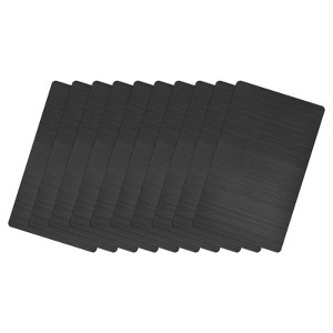 Unique Bargains Stainless Steel DIY Laser Printing Office Engraving Blank Cards - 1 of 4