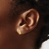 Black Bow Jewelry Kids Sitting Dog Friction Back Post Earrings in 14k Yellow Gold - 3 of 4