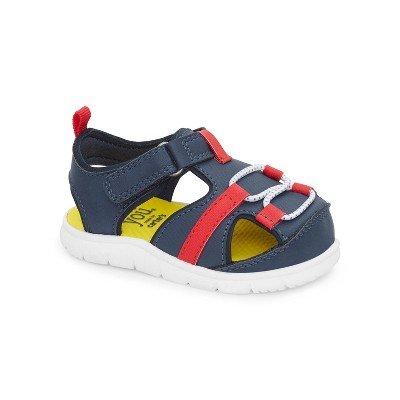 Photo 1 of Carter&#39;s Just One You&#174; Baby Royal First Walker Sandals - Navy/Red 4
SIZE 4