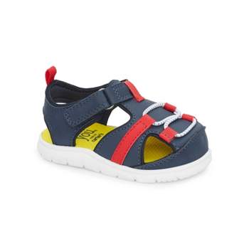 Carter's Just One You® Baby Royal First Walker Sandals - Navy/Red