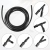Unique Bargains Front Windshield Washer Hose Kit Fit for Chrysler Aspen with 3 Meter Washer Fluid Hose Black Pack of 15 with 12 Pcs Hose Connectors - 4 of 4