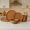 12-Piece Stoneware Dinner Plates Bowls Sets - 2 of 4