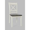 Jofran,Asbury Park Solid Wood Farmhouse Cross-Back Dining Chair (Set of 2) - 3 of 4