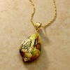 Ross-Simons Italian Multicolored Murano Glass Pendant Necklace in 18kt Gold Over Sterling Size - 3 of 4