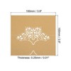 Unique Bargains Hollow Butterfly Cut Design Foldable Table Name Place Card 50 Pcs - 2 of 4