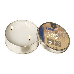 Stansport 3-Wick Survival Candle - 1 of 3