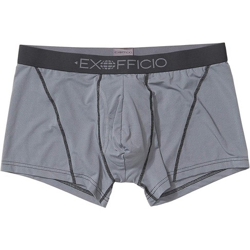 ExOfficio Men's Give-n-Go Sport Mesh 2.0 Boxer Brief 9, Steel Onyx/Black,  Large : : Fashion