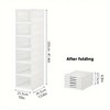 12 Pack Shoe Storage Box, Plastic Stackable Shoe Organizer for Closet, Space Saving Foldable Shoe Rack Sneaker Container Bin Holder - 4 of 4