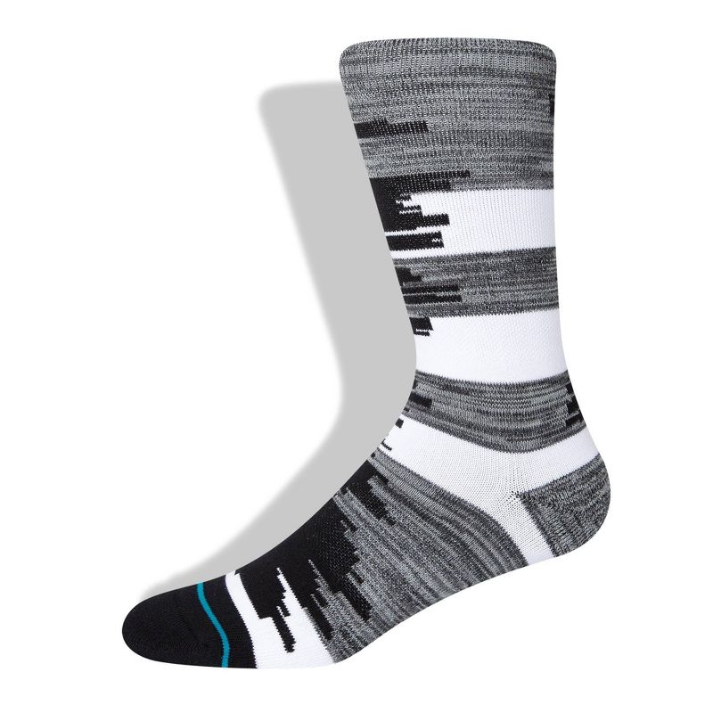 STANCE x WADE Seared Striped Crew Casual Socks - Black, 3 of 7