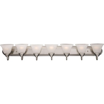 Maxim Lighting Essentials - 801x 7 - Light Vanity in  Satin Nickel
