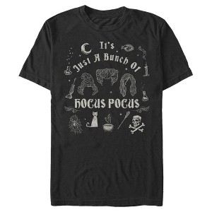 Men's Disney Hocus Pocus It's Just a Bunch of Hocus Pocus Icons T-Shirt - 1 of 3