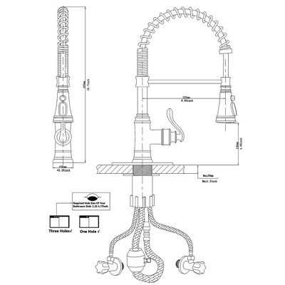 Brushed Nickel Single-Handle Pull-Down Sprayer Kitchen Faucet
