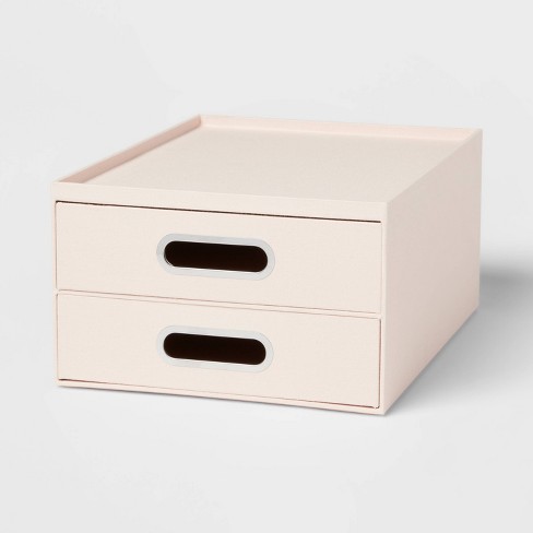 Canvas Desk Drawer Organizer Blush - Brightroom™ : Target