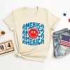 Simply Sage Market S.W.Smiley America Stacked Short Sleeve Tee - 3 of 4