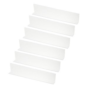 Unique Bargains Acrylic Smooth L-Shaped Bedroom Kitchen Office Shelf Divider - 1 of 4