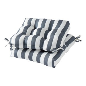 Kensington Garden 2pc 20"x20" Outdoor Chair Cushions - 1 of 4