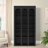 MAYEERTY 70.8" Wood Bookshelf, 5-Tier Rustic Bookcase Display Storage Shelving Unit - 3 of 4