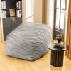 NicBex Classic Bean Bag Chair for Adults Giant Bean Bag Chair Comfy Floor Chair Sofa Chair with Foam Filler for Living Room, Bedroom - 2 of 4