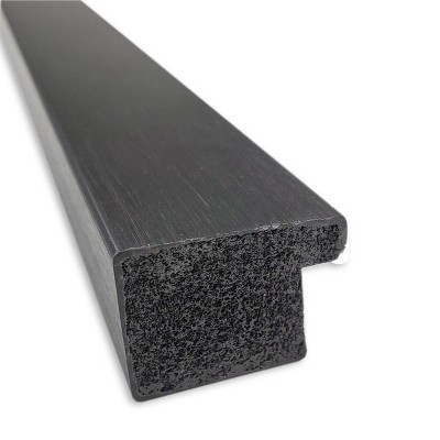 Grace Brushed Black Rectangular Beveled Wall Mirror 30 x 24 Inch