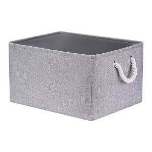 Unique Bargains Fabric Collapsible Spacious Capacity Easy to Clean Storage Bins - 1 of 4
