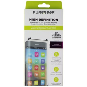 PureGear High-Definition Tempered Glass w/Alignment Tray for Galaxy S22 Ultra - 1 of 1