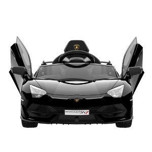 Licensed Lamborghini Toy Car Electric Car for Kids Ride On Car with Remote Control LED Light MP3 Player Spring Suspension - 1 of 4