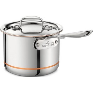 All-Clad Copper Core 5-Ply Stainless Steel Sauce Pan 2 Quart - 1 of 3