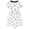Hudson Baby Infant and Toddler Girls Cotton Dresses, Bows And Leopard - 3 of 4