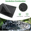 Coucheta Pond Liners for Outdoor Ponds,20 Mil Fish Pond HDPE Liner,Black Rubber Pond Liner for Outdoor Ponds,Koi Ponds,Garden Fountain, Waterfall - 2 of 4