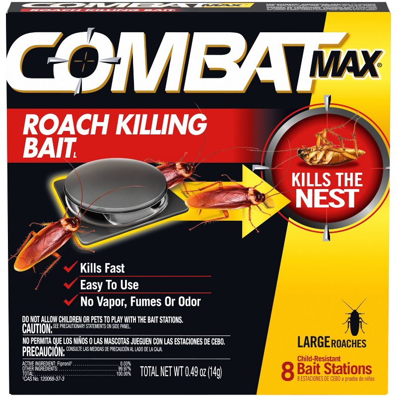 Combat Source Kill Max Large Cockroach Bait Stations - 8 ct, 1 of 15
