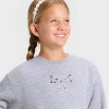 Girls' Fleece Pullover Sweatshirt - Cat & Jack™ - 2 of 4