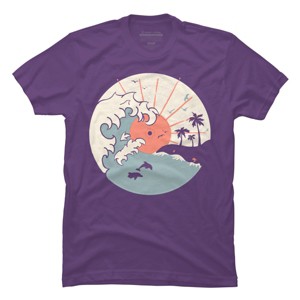 Men's Design By Humans OCN LP... By NDTank T-Shirt - 1 of 3