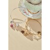'Spill the Tea' Cup Charm Bracelet, Whimsical Adjustable Bangle with Teacup Design for Stacking - 3 of 4