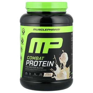 MusclePharm Combat® Protein Powder, Vanilla Ice Cream , 2 lbs (900 g) - 1 of 4