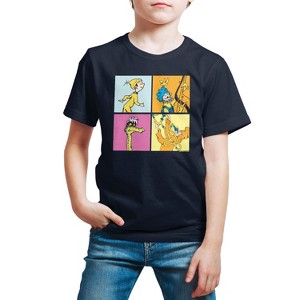 Boys' - Dr. Seuss - Oh! The Places You'll Go Grid Short Sleeve Graphic T-Shirt - 1 of 4