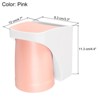 Unique Bargains Durable Plastic Magnetic Two-in-One Design No-Punch Installation Toothbrush Holder - 2 of 4