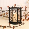 LumaBase Metal Hurricane with Battery-Operated LED Candle - 3 of 4