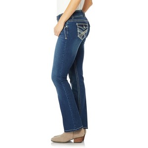 WallFlower Women's Luscious Curvy Bootcut Mid-Rise Insta Stretch Juniors Jeans (Standard and Plus) - 1 of 4